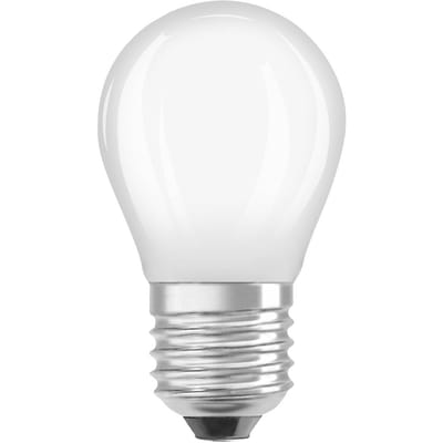 Osram LED Classic LED E27 Peer Filament Mat 1.2W 255lm - 840 Koel Wit | Vervangt 25W