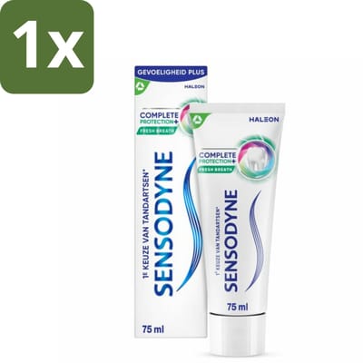 1 x Sensodyne - Tandpasta - Complete Protection + Fresh Breath - Frisse Adem - 75 ml - Gevoelige Tanden - Frisse Adem - Tandpasta - Mondverzorging - Gevoelige Tanden Beschermen