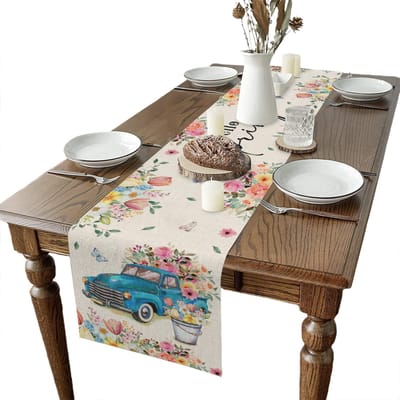 Wasbaar Servet Tafelvlag Tafelloper Tafel Servet Tafelkleed gray