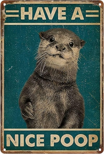 Bovista Have A Nice Poop - Are You Pooping Cat - Are You Pooping - Your Butt Napkins My Lord - Grappige Poster - 20x30cm