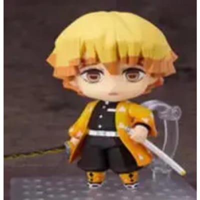 Demon Slayer Karakter Kochou Shinobu Tokitou Muichirou Kanroji Mitsuri Nezuko Tanjiro Schattig BJD Figuur Model Speelgoed 10cm no box brown