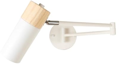 Wandlamp met scharnierarm en draaibare kop - E27 fitting voor slaapkamer en studeerkamer