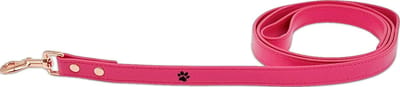 Roze Leren Hondenriem - Hondenriem Leer - Leren Leiband - Pretty Pink - Paw My God!