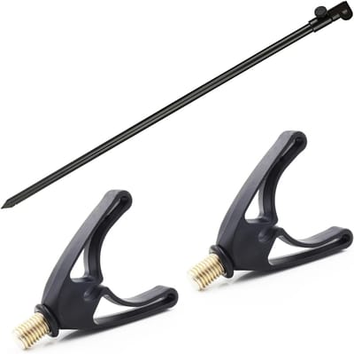 Vishaakhouders set van 3 - 30-50 cm telescopische hengelhouder - met 2 rod pod - ideaal voor forel en karper vissen - SnelShoppen