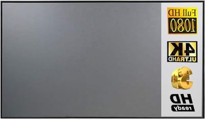 Projectiescherm - Filmscherm Beamer - Thuisbioscoop Ervaren - Grijs Contrast Verhogend - 120 Inch - Wit