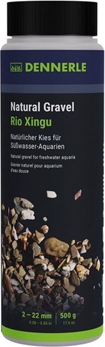 Dennerle Natural Gramavel Rio Xingu aquariumgrind 2-22 mm | 500 g of 2,5 kg 2-22MM - 500 Gram