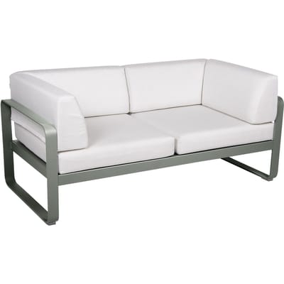 Fermob BELLEVIE club sofa 2 zits - 48 rozemarijn mat - 81 witgrijs