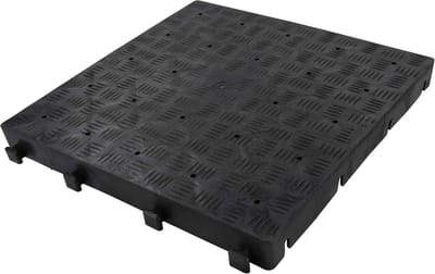 Modulaire Werkplaats- en Tentvloerpanelen van Kunststof - 50x50 cm