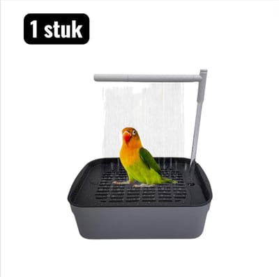 1 stuk - Badhuisjes - Automatische Vogel Badkuip - Circulerend Vogelbad met Fontein voor Parkiet & Papegaai - Veilig Elektrisch Speel- en Badtoestel voor Binnenshuis