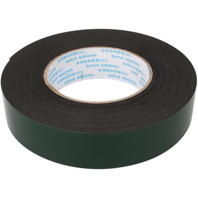 10m Waterdicht Super Sterke PE Dubbelzijdige Zelfklevende Schuimrol Auto black