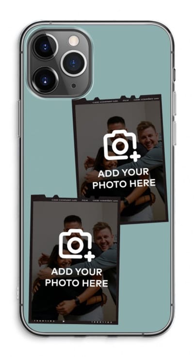 Gepersonaliseerd - Case Company® - Hoesje geschikt voor iPhone 11 Pro Max hoesje - Polaroid Zwart - Soft Cover Telefoonhoesje - Bescherming aan alle Kanten en Schermrand