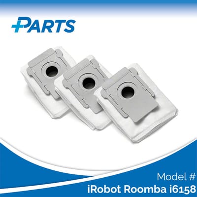 iRobot Roomba i6158 Stofzakken (3 Stuks, Plus.Parts® alternatief voor 4626194 / 4640235)