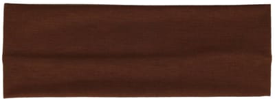 Haarsoires Haarband Stof 7cm - Basic - Effen Kleur - Bruin - Comfortabel & Elastisch – Voor Sport of Dagelijks Gebruik