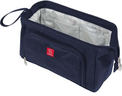 Somstyle Pennen Etui - Pennenzak Voor Kinderen en Volwassenen - Grote Capaciteit - Schooletui voor Jongens en Meisjes - Donkerblauw
