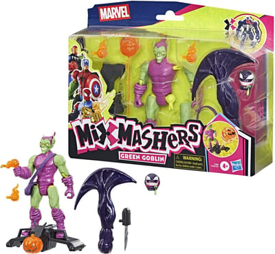 MixMashers Marvel Green Goblin Spider-Man Mix-and-Match - Actiefiguur