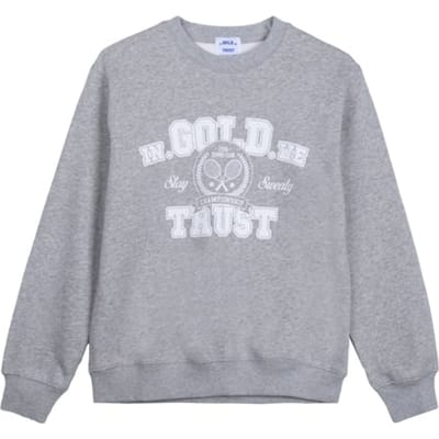 In Gold We Trust Unisex The Tennis Sweatergrey Size: XS | Sweaters Outlet | Unisex | Grijs