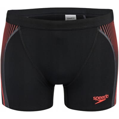 Speedo Gradient Placement Heren Aquashorts Zwart Rood Zwemkleding 8 12152C731