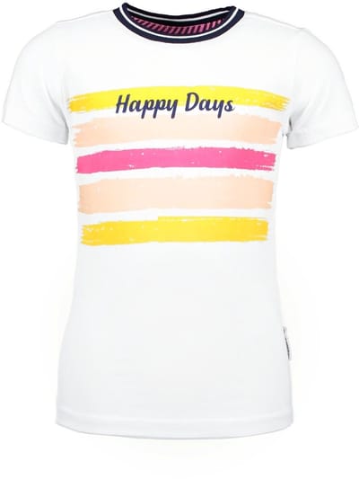 B.Nosy meisjes t-shirt Happy Days Stripe Snow White