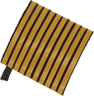 KOTARBAU® Kachelband, Kachelkoord, 10 x 3 mm, Ovenafdichtband, 2,5 m, Haardafdichting, Glasvezel, Zwart, Zelfklevende Glasvezel Touw, Hittebestendig Vuurvaste Deurpakking