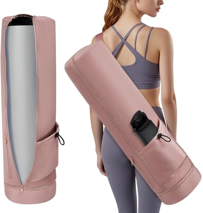 Dailygoods- Yogatas waterdicht - Sporttas dames - Verstelbare schouderriem - Vak voor nat - Flessenvak - 75 x 19 cm
