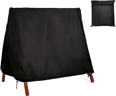 Waterdichte A-Frame Swing Cover van 420D Oxford Stof voor 2-Zits Tuinswing, Beschermhoes tegen Zon, UV en Stof