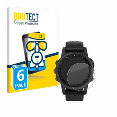 Screenprotector 6 Stuks voor Garmin Fenix 5S Plus (42 mm) Beschermglas transparant