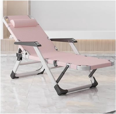 Opvouwbare ligstoel - Camping bed - Buiten ontspannen - 5-niveaus verstelbaar - 200kg ondersteuning - C