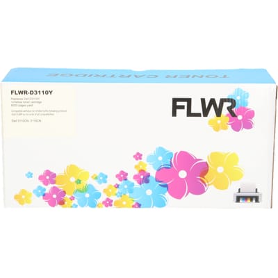 FLWR - Toners / Dell 3110 / geel / Geschikt voor Dell