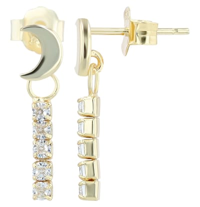 AKZENT Akzent damesoorbel "Nevana" aus 925 Sterlingzilver, gerhodineerd, langlebig