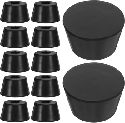 Luidspreker Isolatievoetjes - Antislip Dempers - Akoestische Optimalisatie - Trillingsabsorberend Rubber - 3.8 x 2.9 x 2.2 cm - Zwart