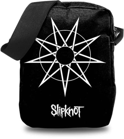 Rocksax Slipknot - WANYK Star Crossbody tas - Zwart/Wit