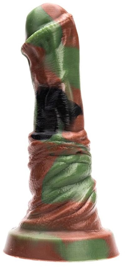 Kiotos Revolt - Dildo Fantasie - Green Army - 02 - Small - 19,5 x 5 cm
