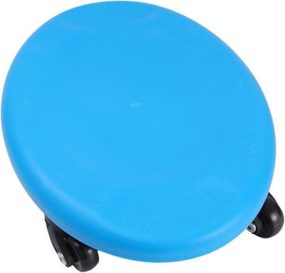 Buikspierroller - Abdominal Wheel - Thuis Fitness - 4 Rollen 360 Graden - 345 cm - Blauw