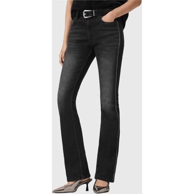 AllSaints Haldan Crystal Jean Washed Black Taglia: W25 | Jeans Outlet | Donna | Nero