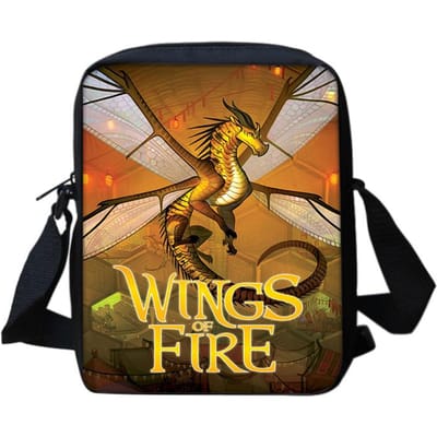 Wings of Fire 2-delige Set Telefoonhoesjes Schoudertas met Schouderband Etui Etui Student School Etui &Beste Cadeau beige