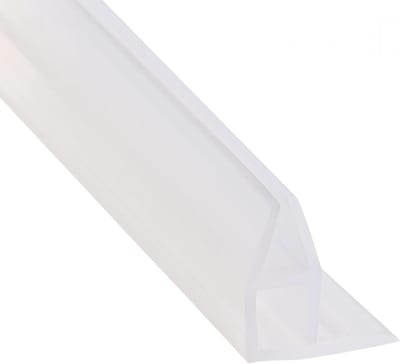 Dailygoods- Douchedeur Afdichting 3M - Douchedeur Strip - Douchedeur Onderzijde - Douchedeur 6 mm - Siliconen Afdichting - Geschikt voor Frameloze Douchedeuren - Doucheafdichting