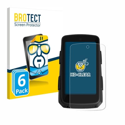 BROTECT - Screenprotector voor Hammerhead Karoo 3 - Folie Beschermfolie transparant 6 Stuks