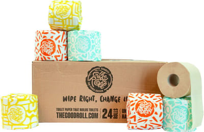 The Good Roll Toiletpapier Bamboe Panda Edition - 3 x 24 stuks - Voordeelverpakking