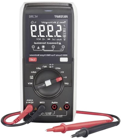 Digitale Multimeter - Meetinstrument - Elektrische Metingen - CAT III 600 V - 6000 Tellingen - Grijs