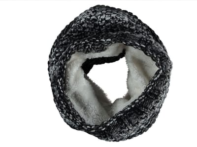 Jongens of Meisjes Nekwarmer Colsjaal Zwart-Grijs