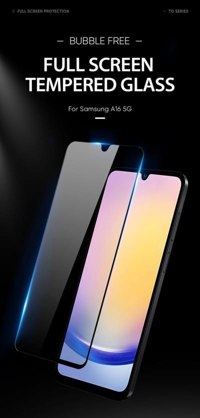 Dux Ducis Screen Protector Geschikt voor Samsung Galaxy A16 - 9H Tempered Glass - Beschermglas 0.3mm - Ultra Clear
