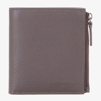VALENTINO Leren Portemonnee Sodaro Wallet Moro Donkerbruin