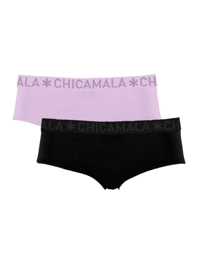 Chicamala – Meisjes Briefs – 2 Pack – Normale Lengte – Onderbroek Meisjes – Lingerie – Ondergoed – Kleding – 95% Katoen – Meisjeskleding