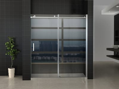 Wiesbaden Slide nis schuifdeur 1700 x 2000 x 8 mm nano helder glas/chroom