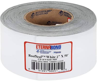 Dakafdichting Tape - Lek Reparatie Rol - Waterdicht Maken - Permanente Afdichting UV Stabiel - 5cm x 15m - Wit