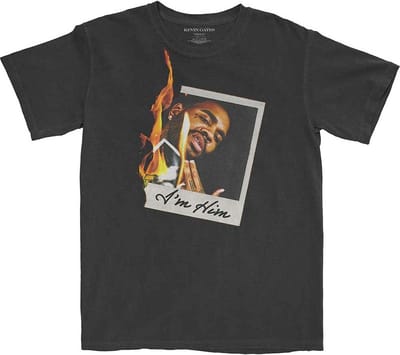 Kevin Gates - Polaroid Flame Heren T-shirt - M - Zwart