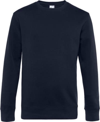 B&C Heren Koning Bemanningstrui (Marineblauw)