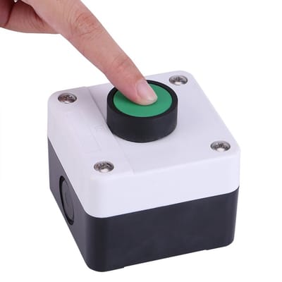 Weatherproof Groene Drukknop Schakelaar - Remote Control Box voor AC en Relais