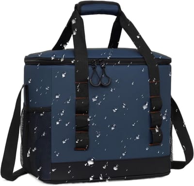 Draagbare Koeltas - Geïsoleerde Lunchtas - Picknicken en Dagtochten - Verbeterde Isolatie - 20 Liter - Donkerblauw