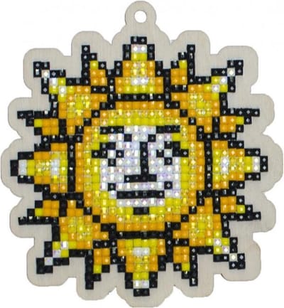 Wizardi Wood Charms Sun
